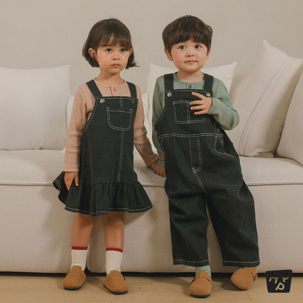 Cottage Denim Baby Overalls