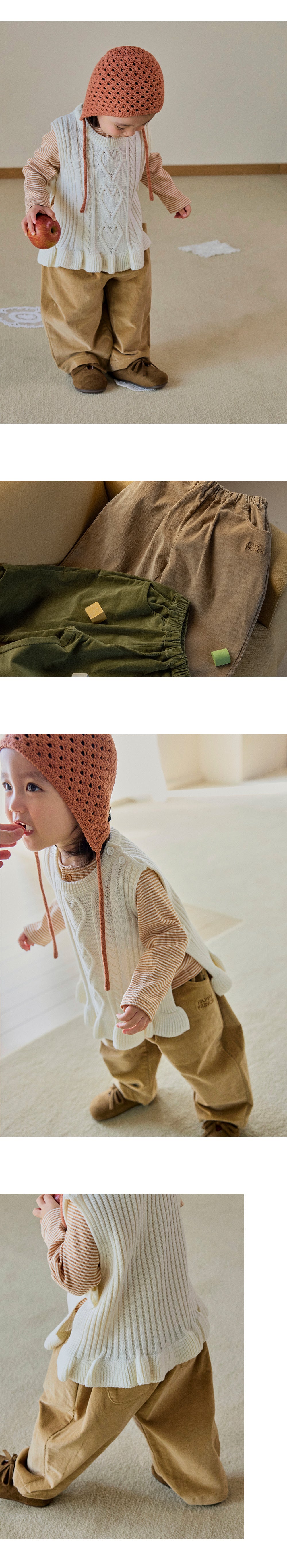 Cont Corduroy Baby Pants (90-110 SIZE)