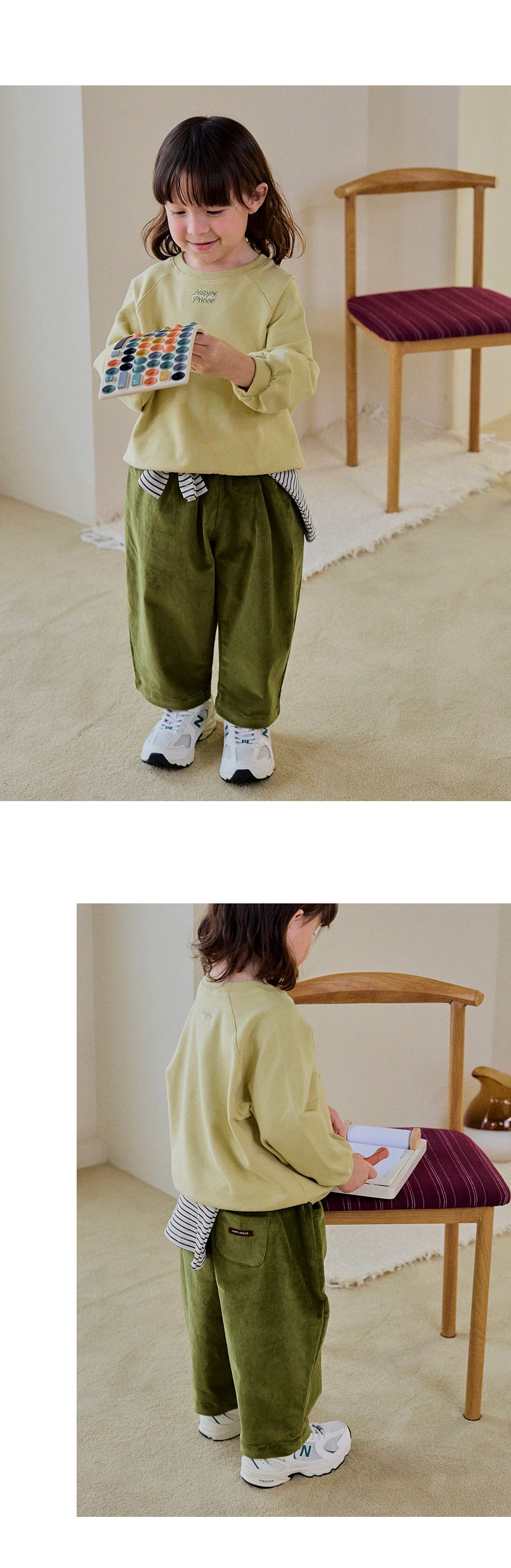 Cont Corduroy Baby Pants (90-110 SIZE)