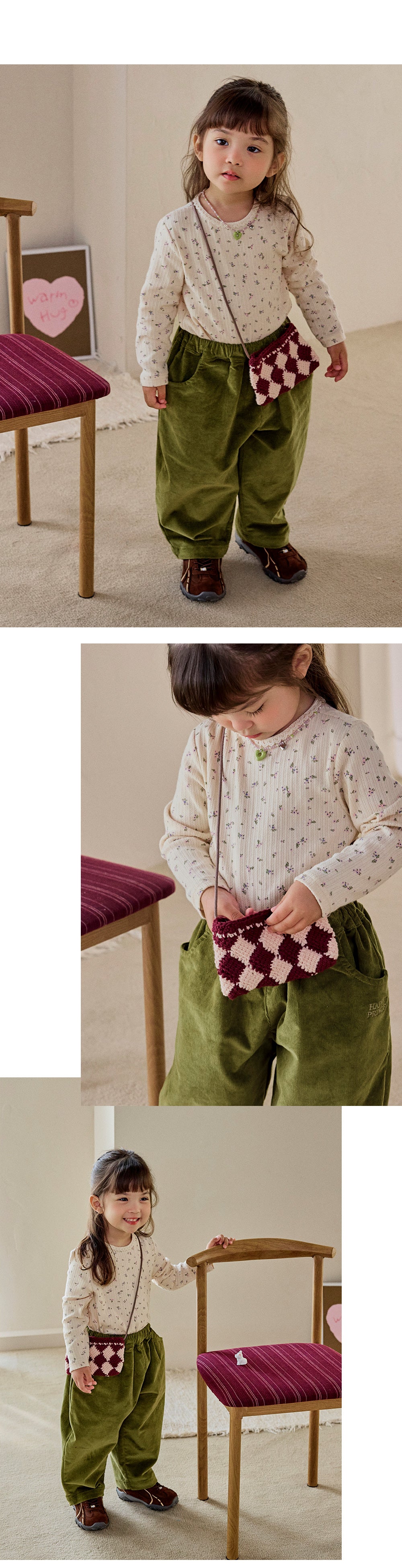 Cont Corduroy Baby Pants (90-110 SIZE)