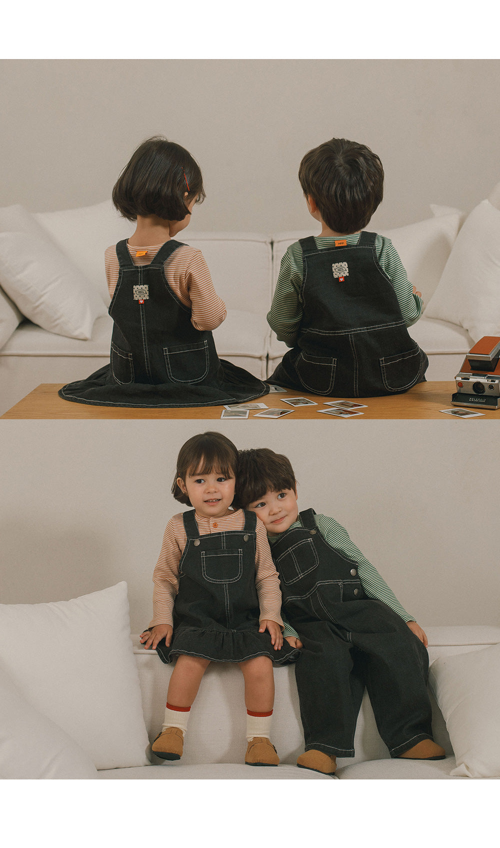 Cottage Denim Baby Overalls
