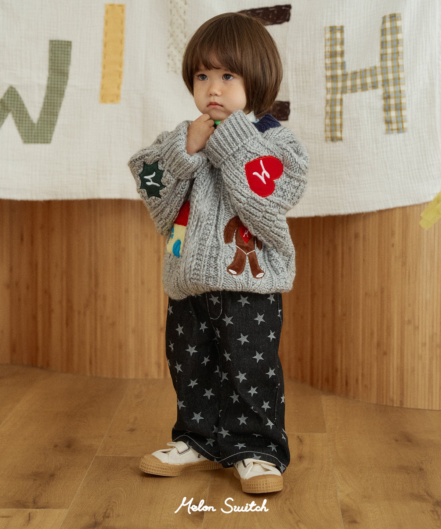 Melon Love Knit Zip-Up