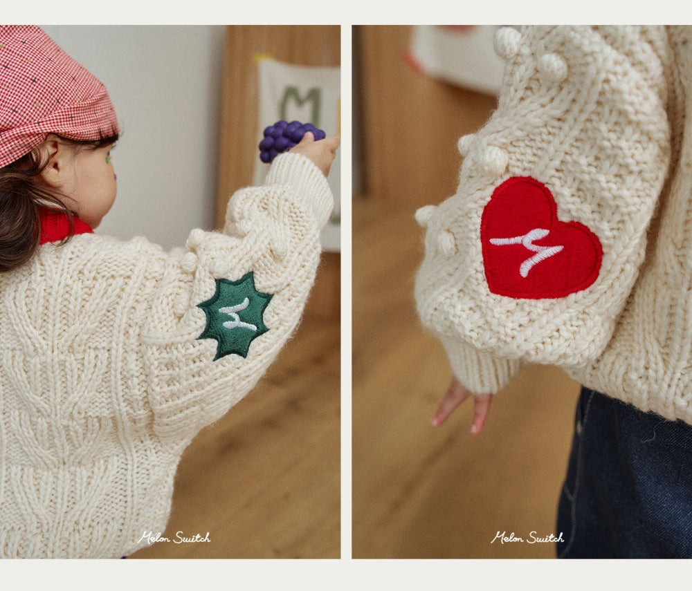 Melon Love Knit Zip-Up