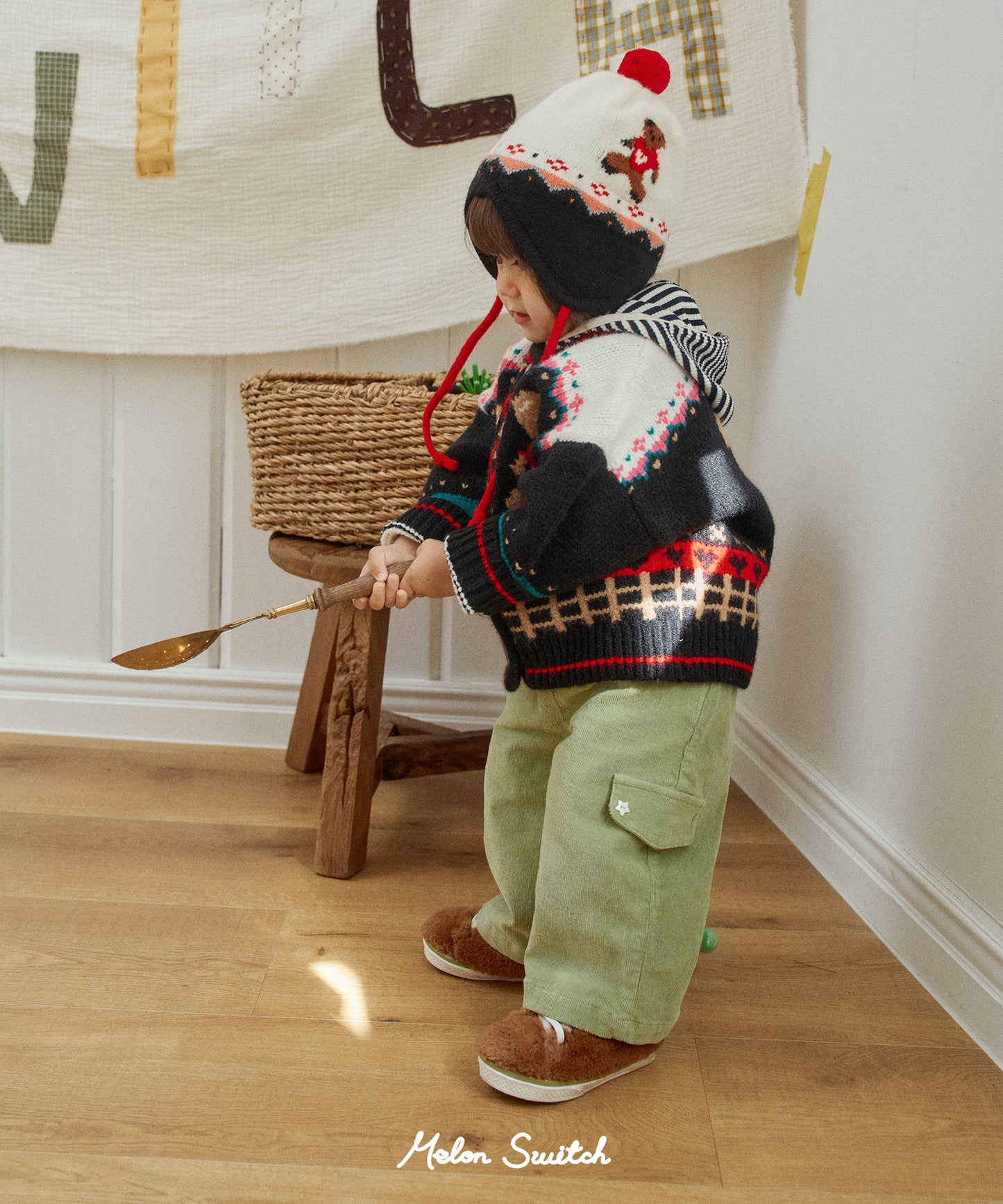 Button Corduroy Pants