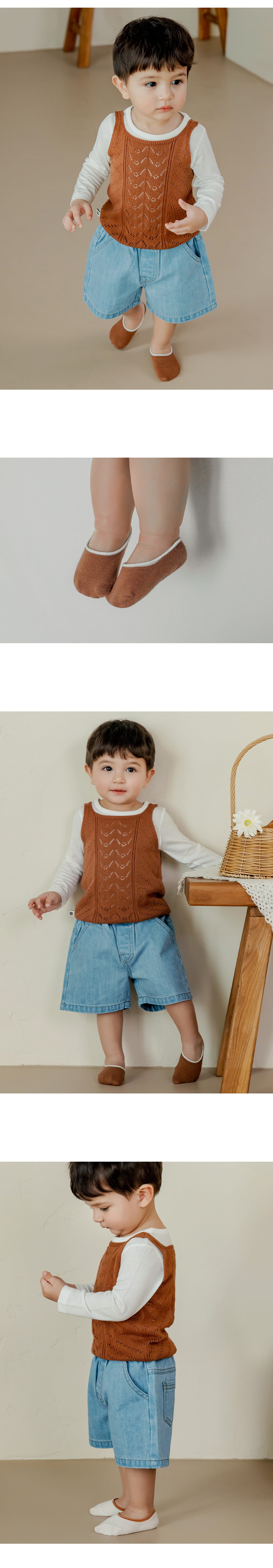 Dewey baby low cut socks