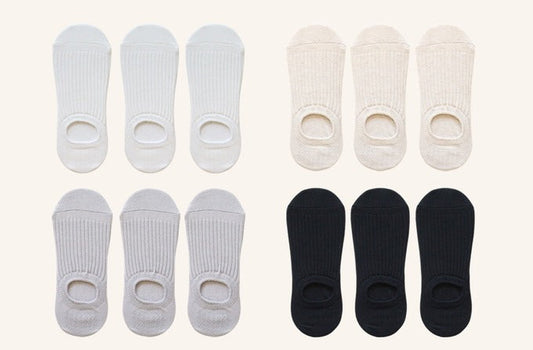 Adult Women Men Low Socks 3 PACK