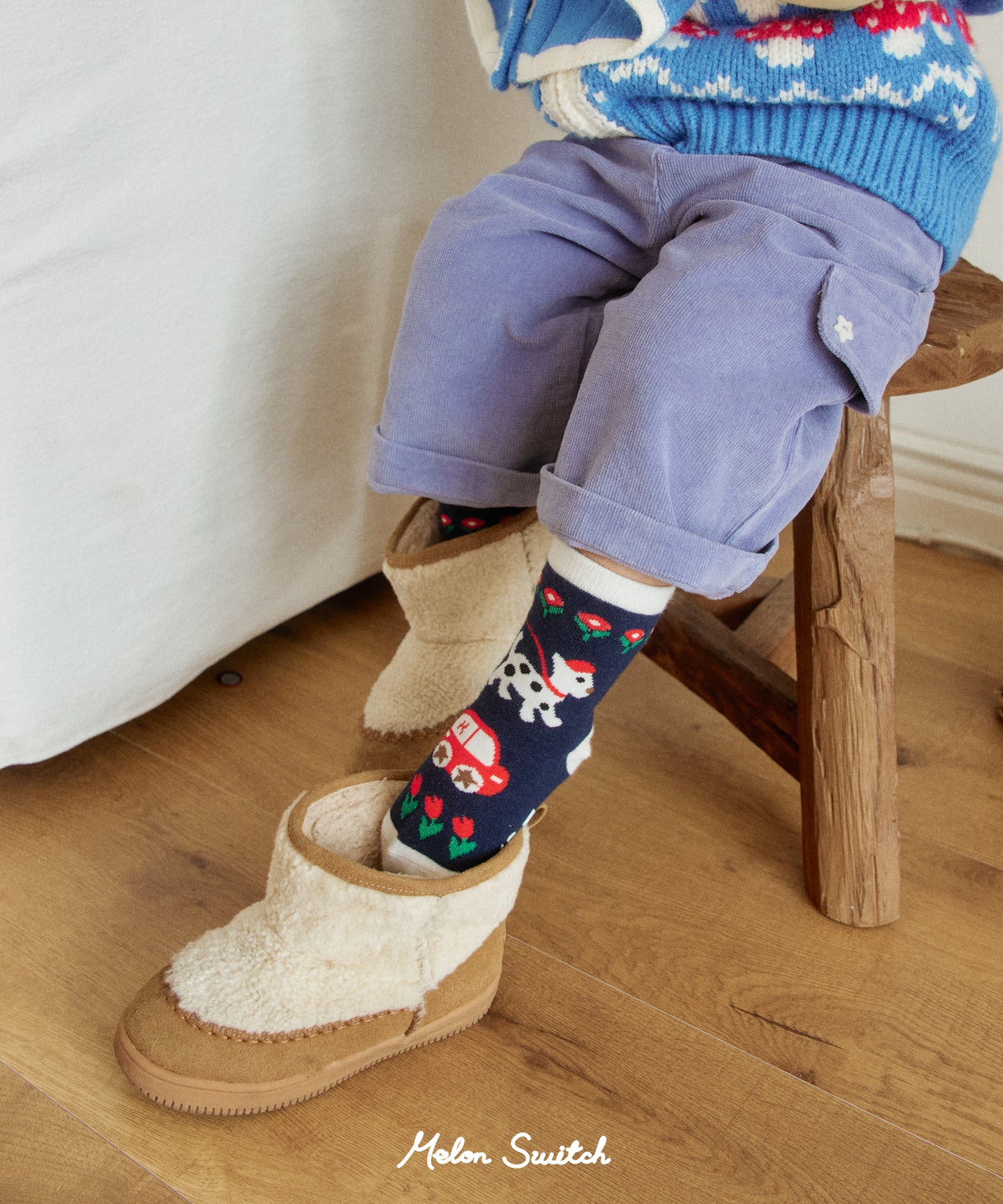 Melon Friends 3-Pack Socks