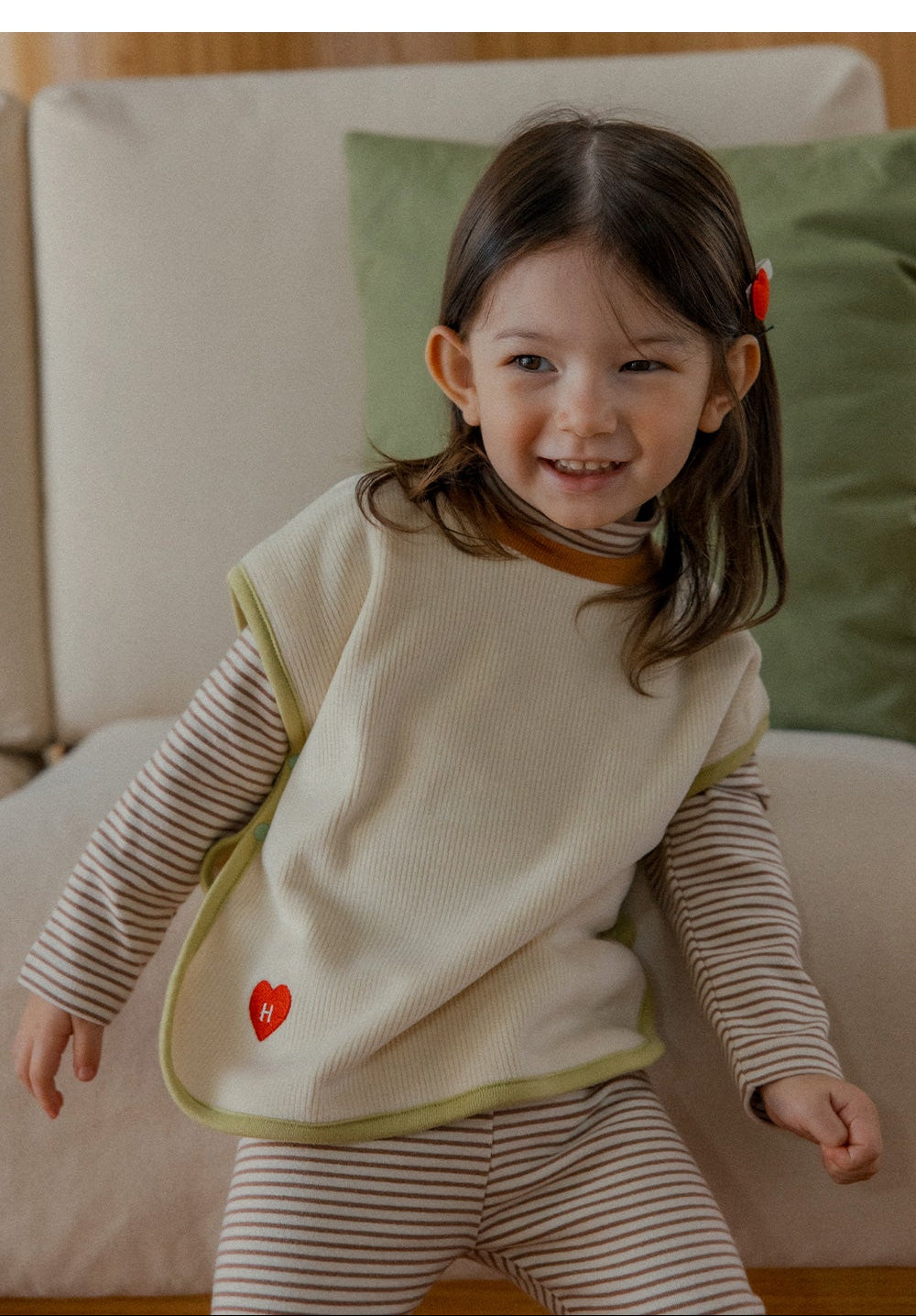 Eli double velour baby tunic vest (SIZE 80-130)