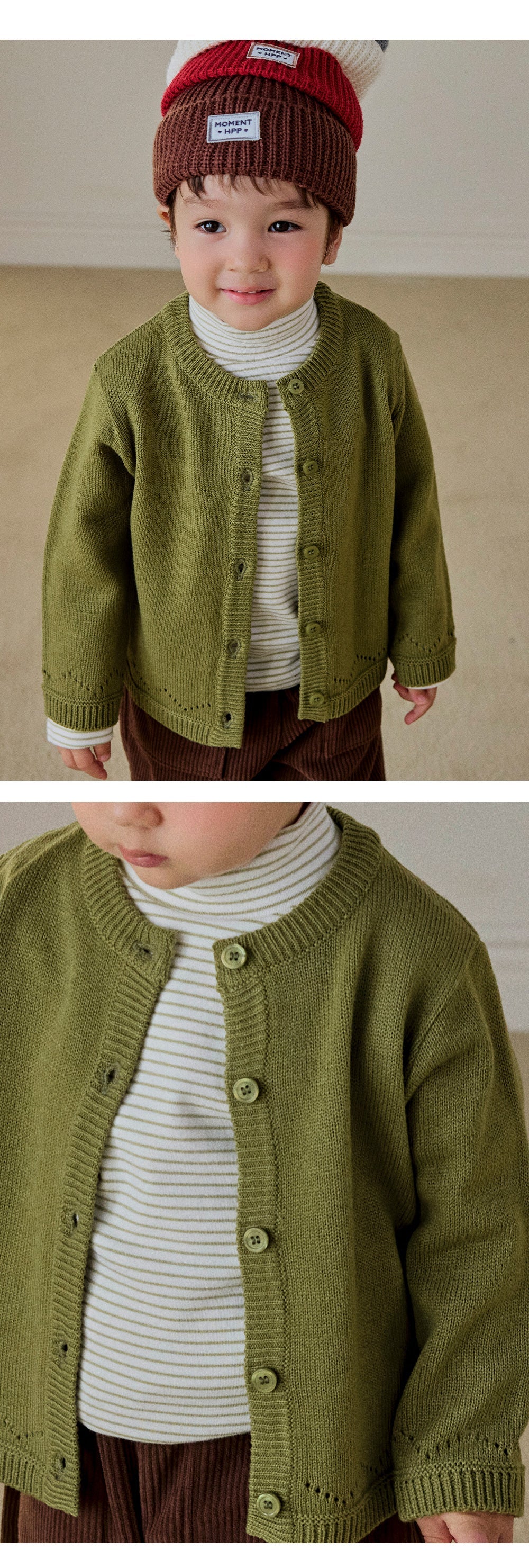 Flynn mock turtleneck baby long sleeve (SIZE 80-130)