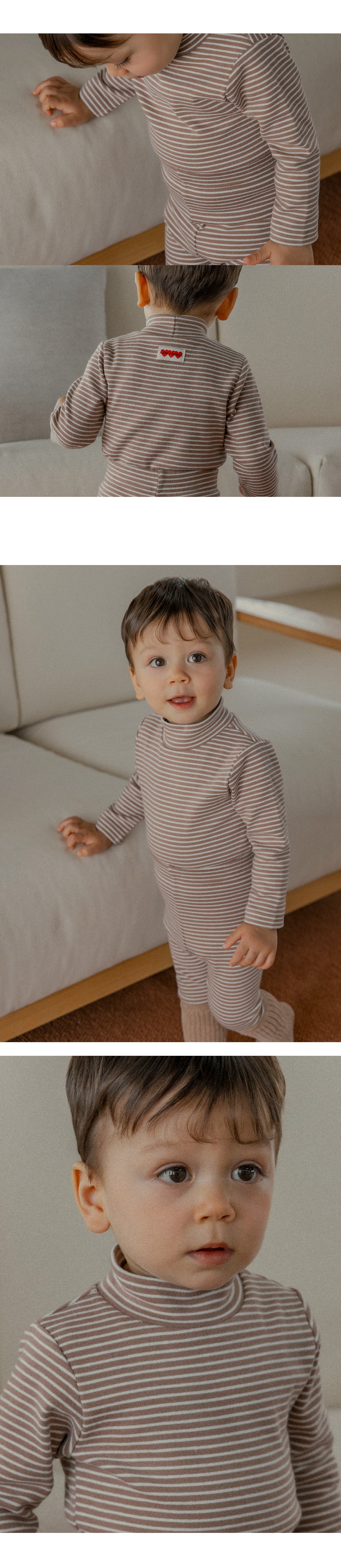 Flynn mock turtleneck baby long sleeve (SIZE 80-130)