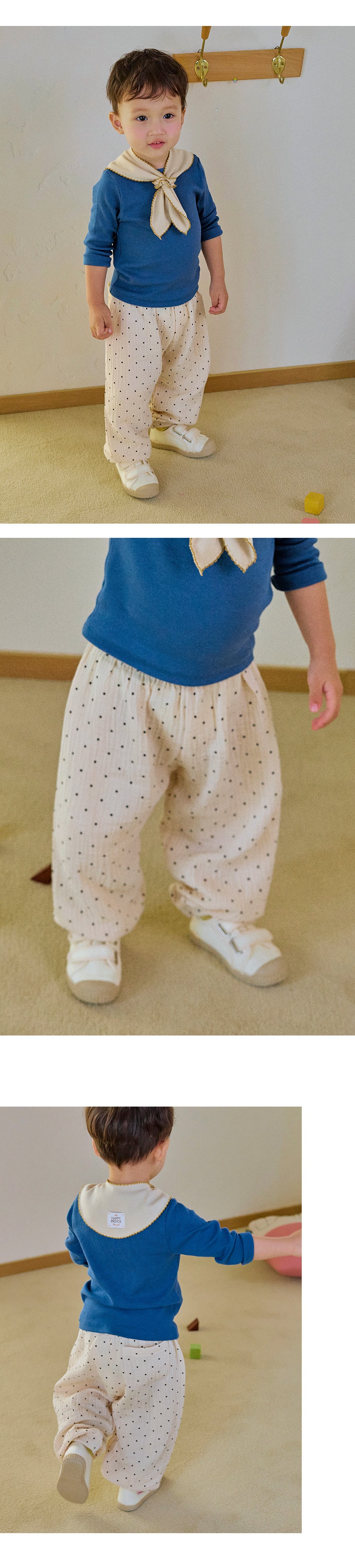 Ginger dot pants (80-130 size)