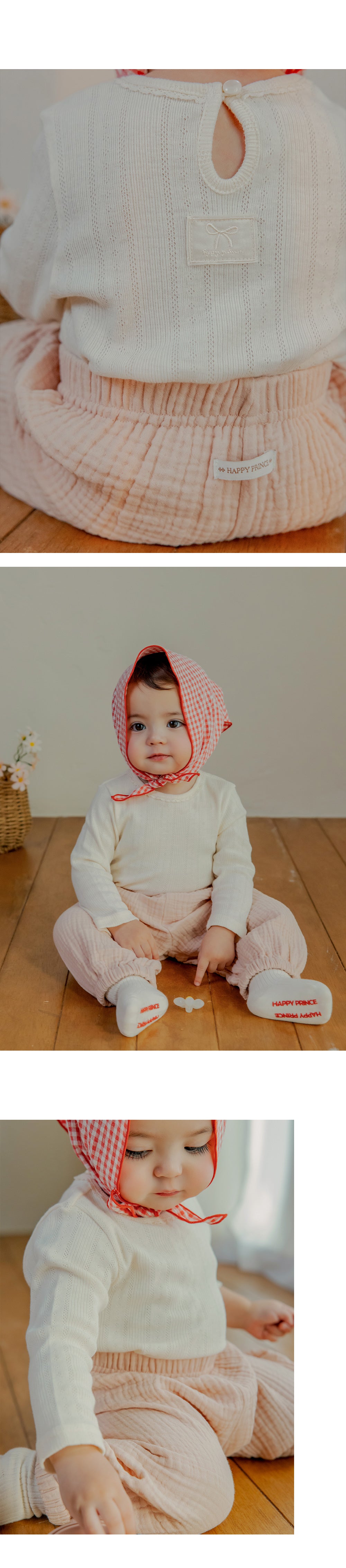 Happy Bebe Cotton Gauze Pants (80-110 size)