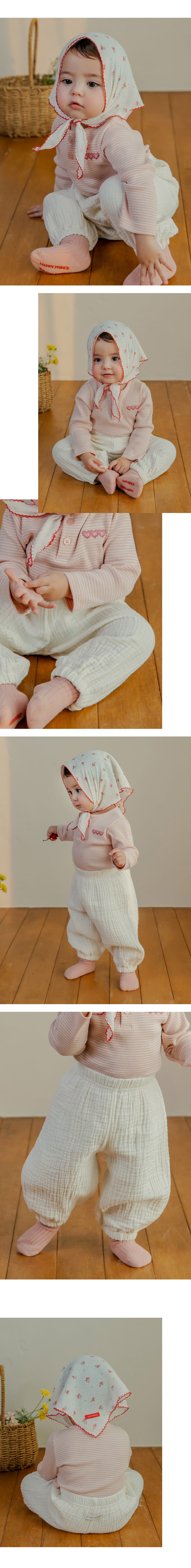 Happy Bebe Cotton Gauze Pants (80-110 size)
