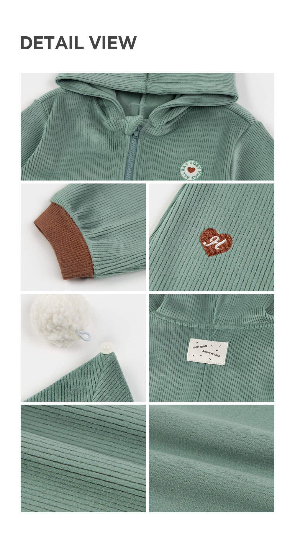 HONEYDEW DOBLE VELOUR COVERALLS