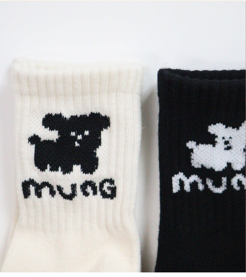[Short Ankle] PUPPY POP 2 pairs 1 SET