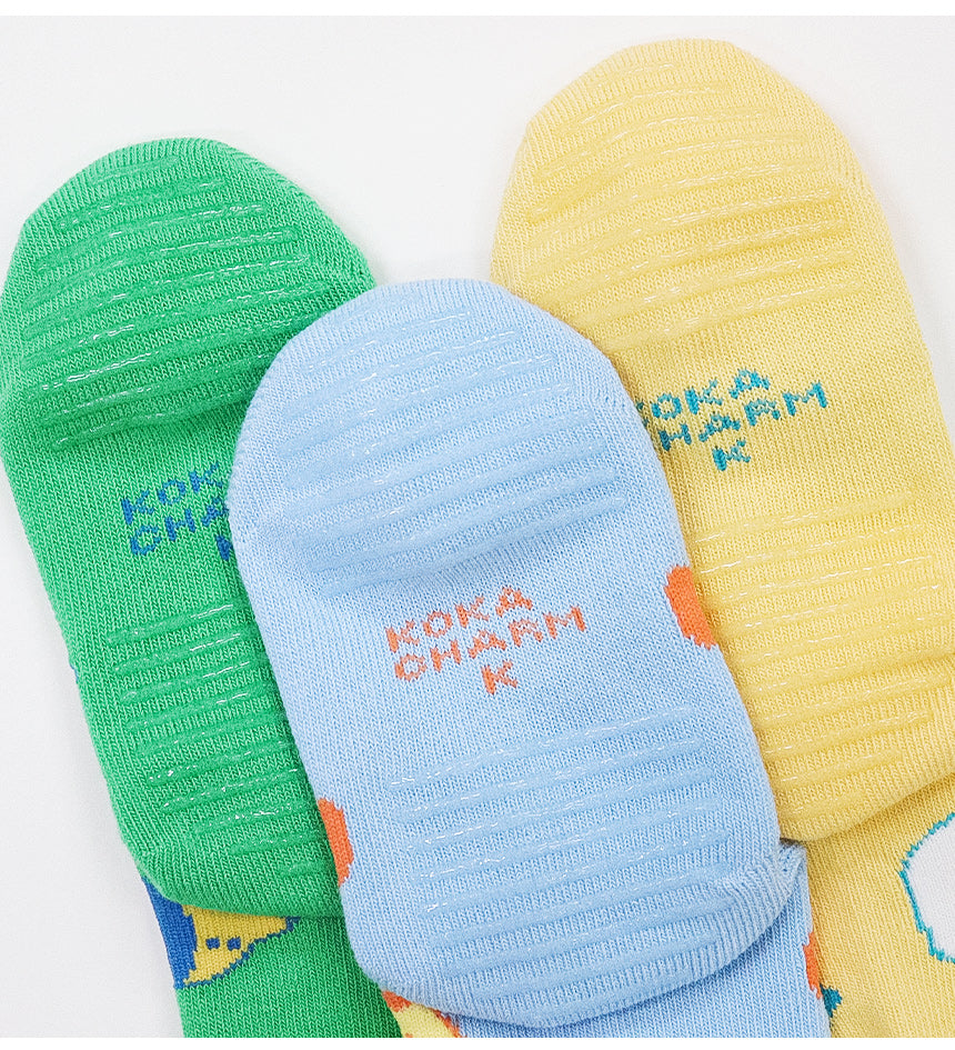 [ANKLE] SUNDAY FRIENDS 3pairs 1SET