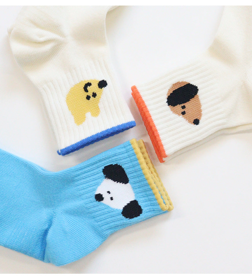 Short Ankle LITTLE MOOD 3pairs 1SET