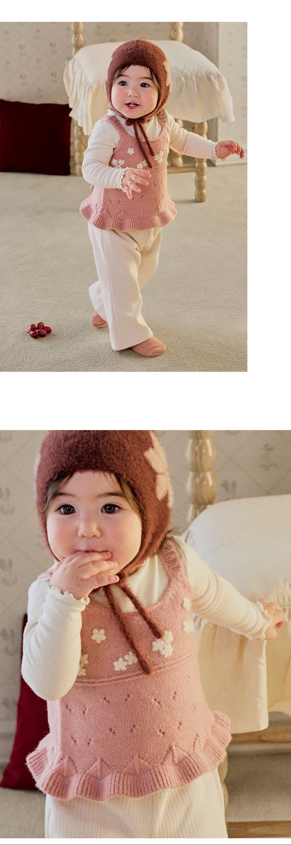 Jane Knit Baby Bustier (SIZE 80-110)