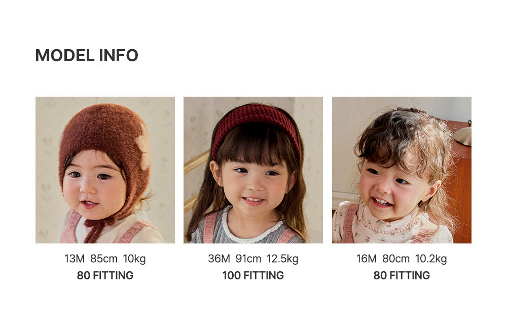 Jane Knit Baby Bustier (SIZE 80-110)