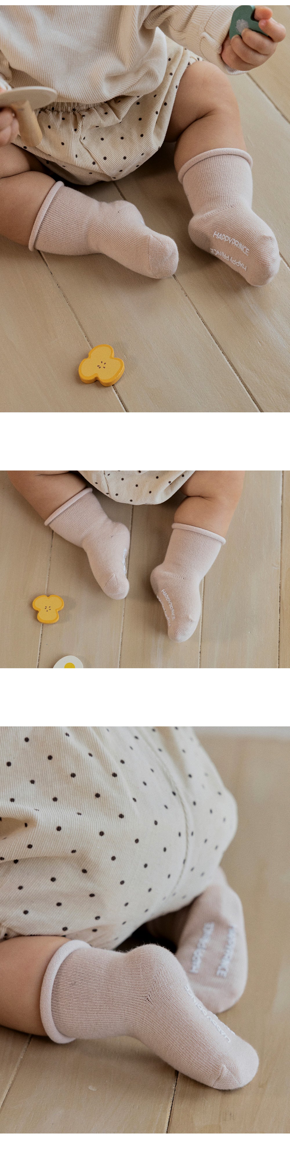 Joy rolling baby socks