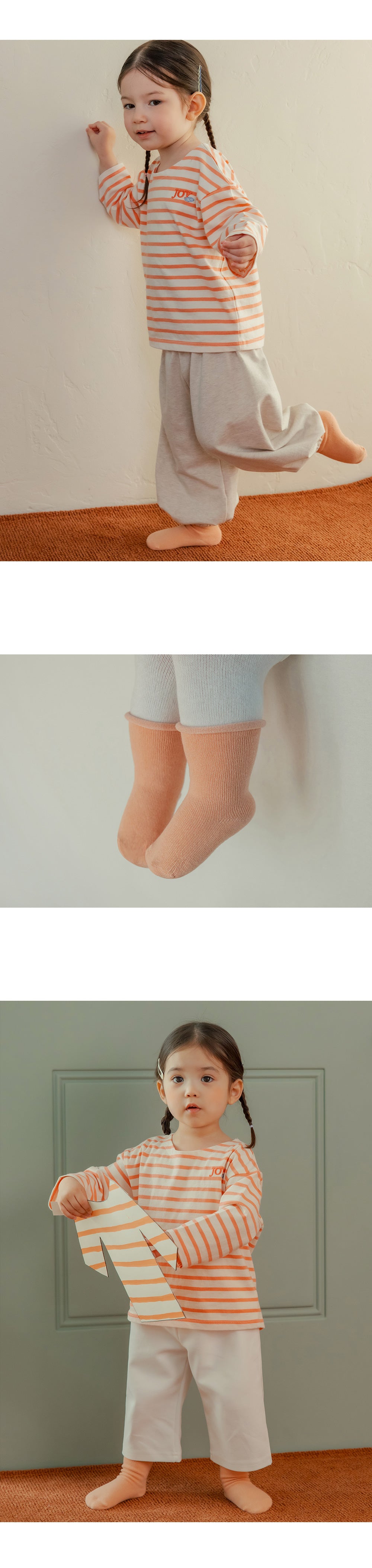 Joy rolling baby socks