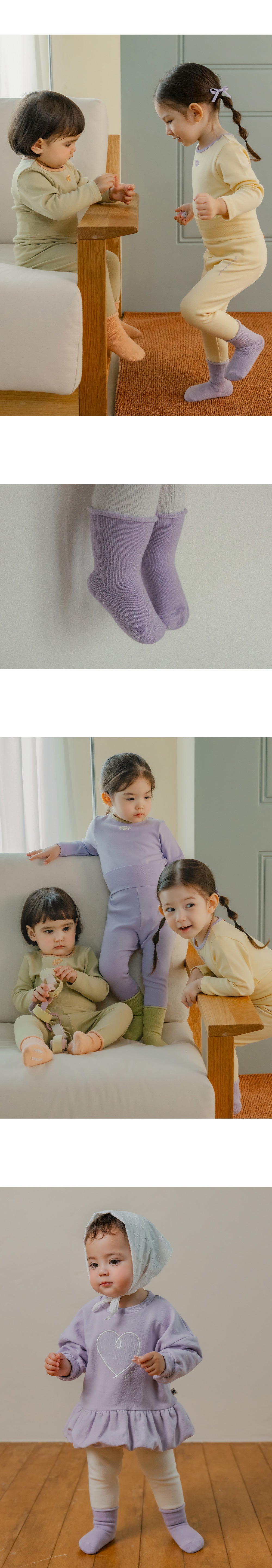 Joy rolling baby socks