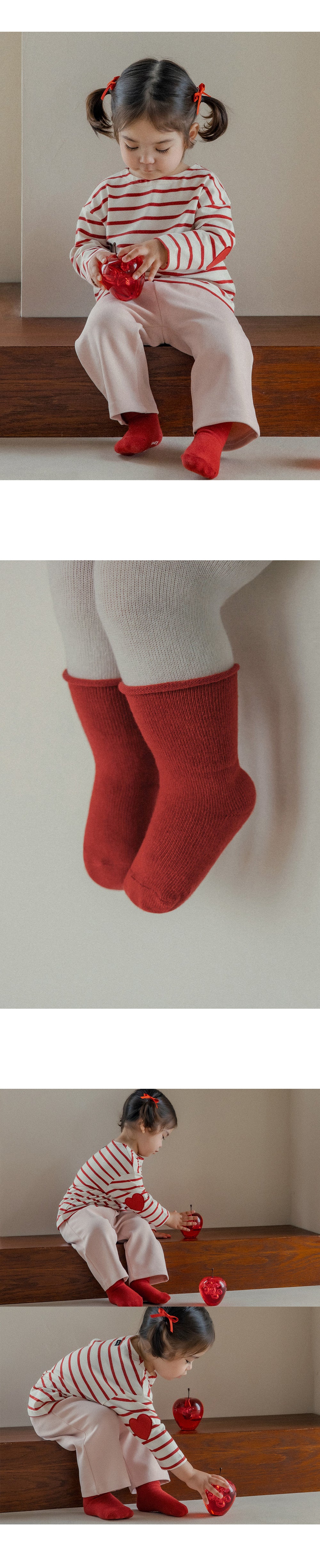 Joy rolling baby socks