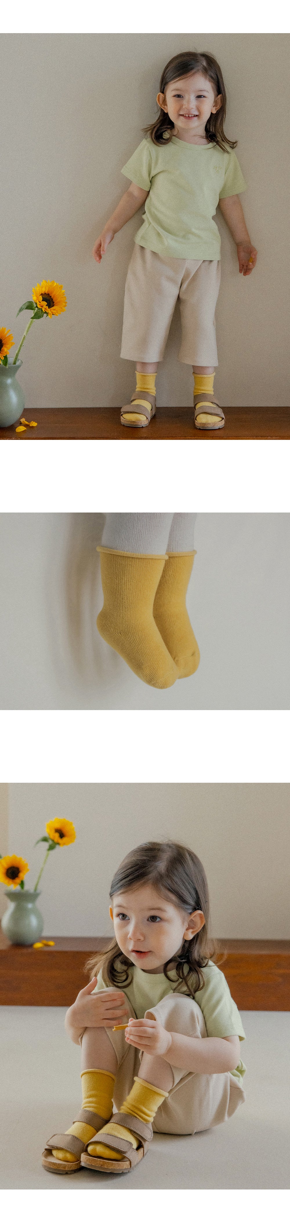 Joy rolling baby socks