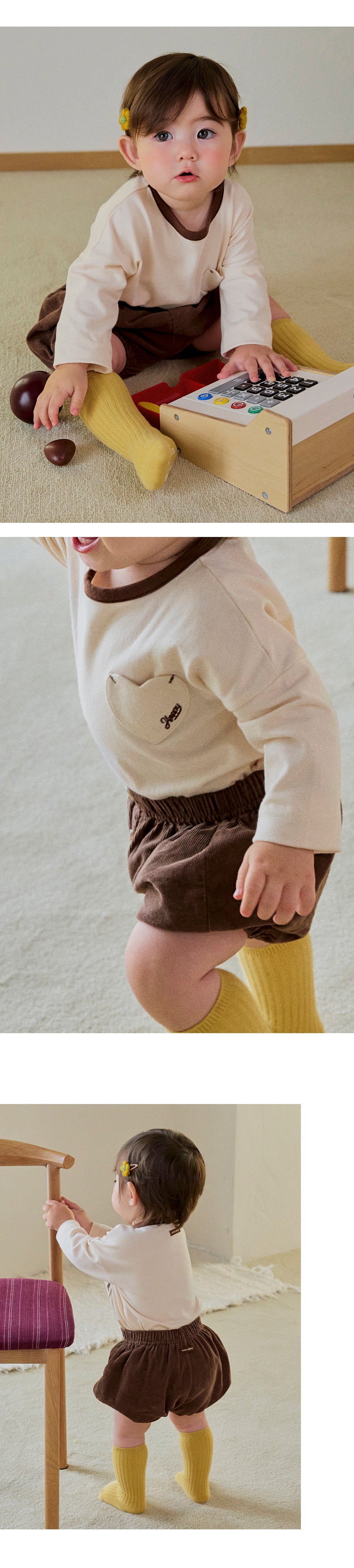 Leaf Modal Long-Sleeve T-shirt (80-130 SIZE)