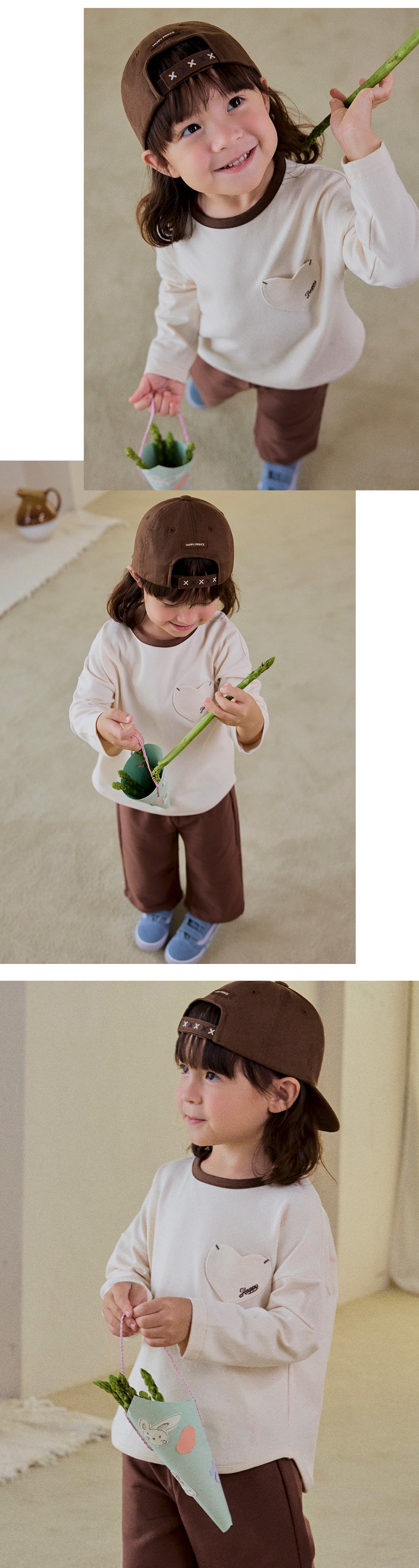 Leaf Modal Long-Sleeve T-shirt (80-130 SIZE)