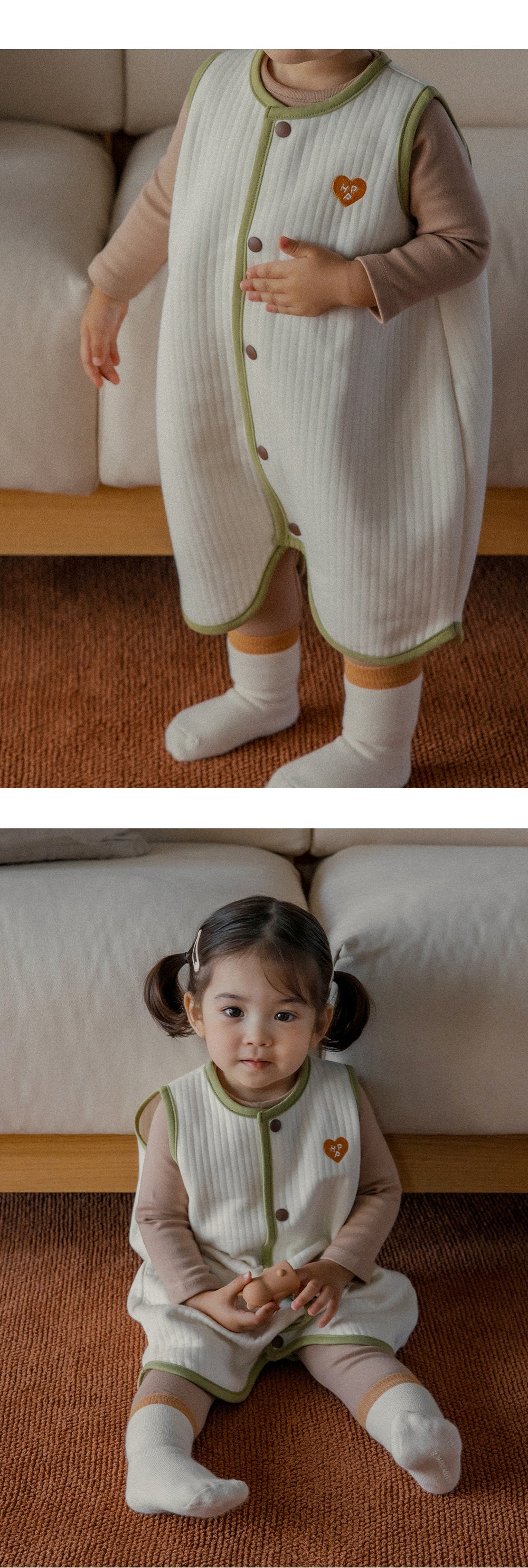 Line Dream baby sleeping vest (SIZE 80-110)