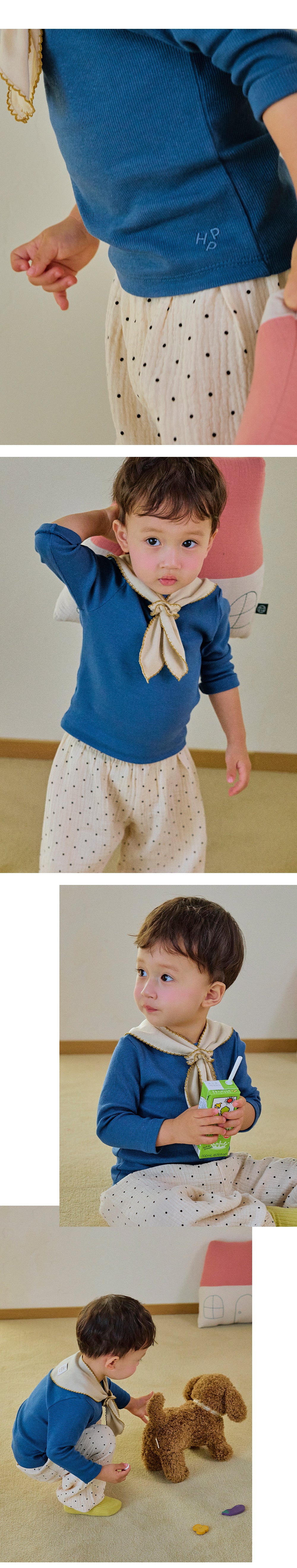 Mild Modal Long-Sleeve T-shirt (80-130 size)