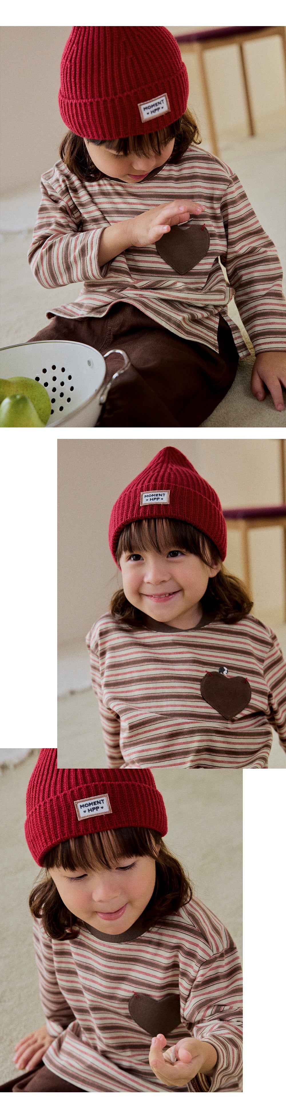 Miles knit baby beanie