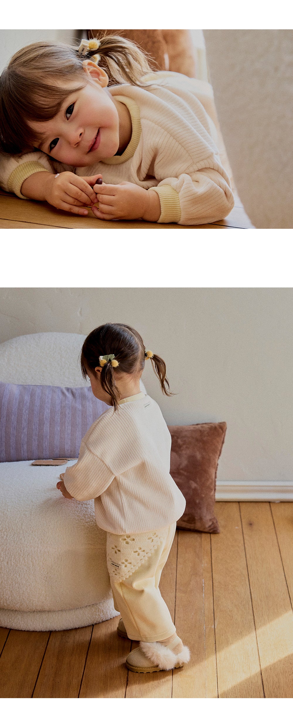 Milky Double Velour Baby Sweatshirt (SIZE 80-110)