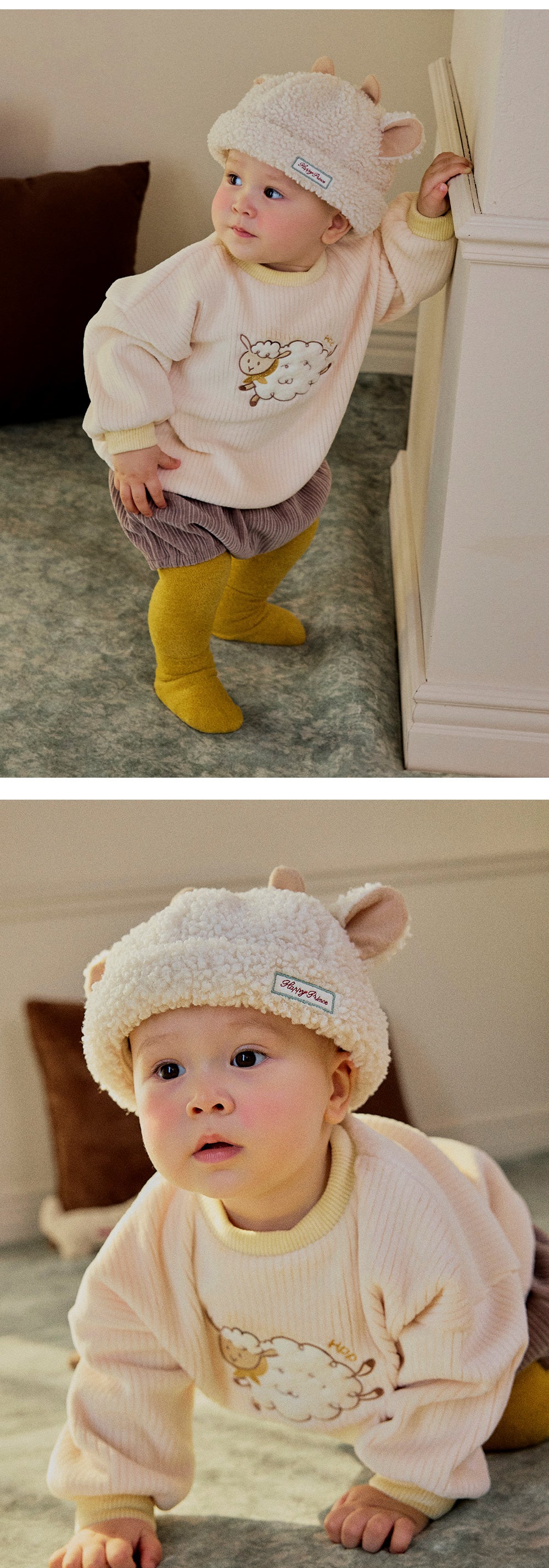 Milky Double Velour Baby Sweatshirt (SIZE 80-110)