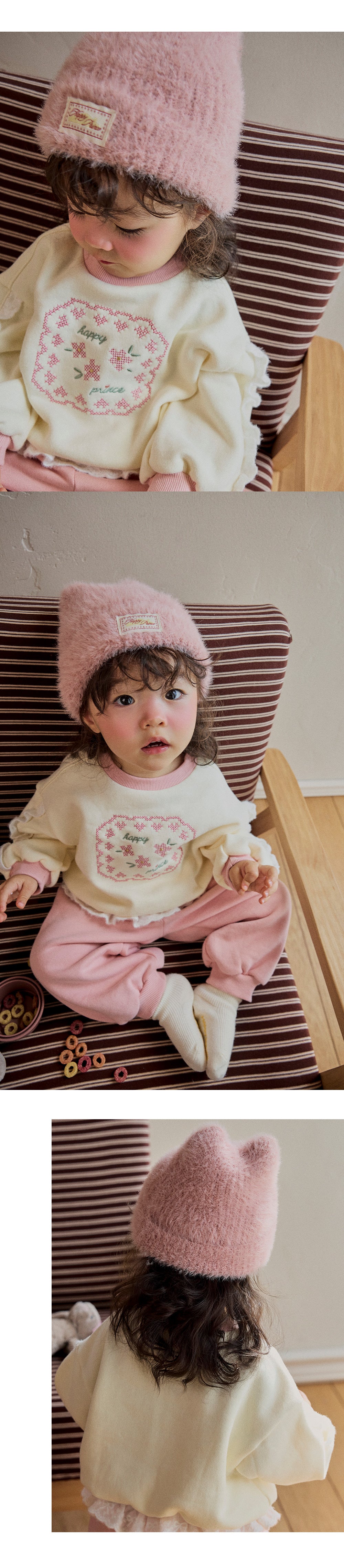 Mink Fluffy Nero Knit Beanie