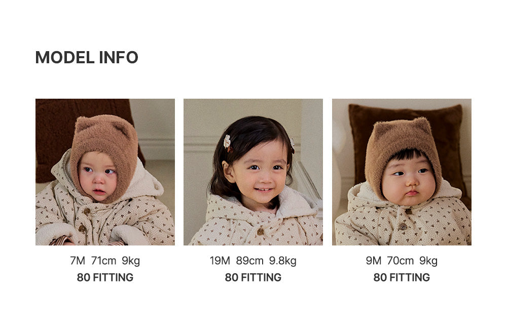 More Quilted Baby Jacket (SIZE 80-110)