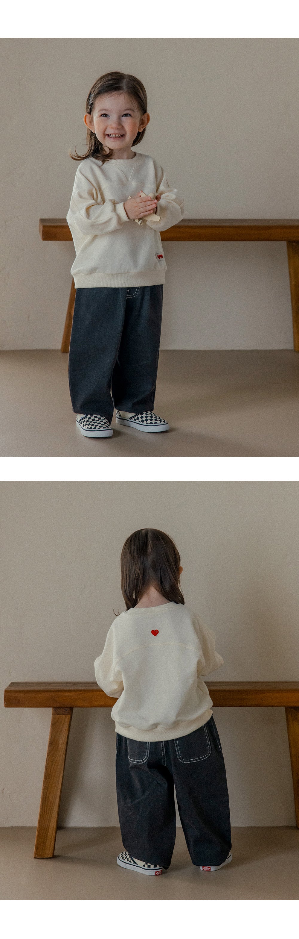 Moss Curved Denim Pants