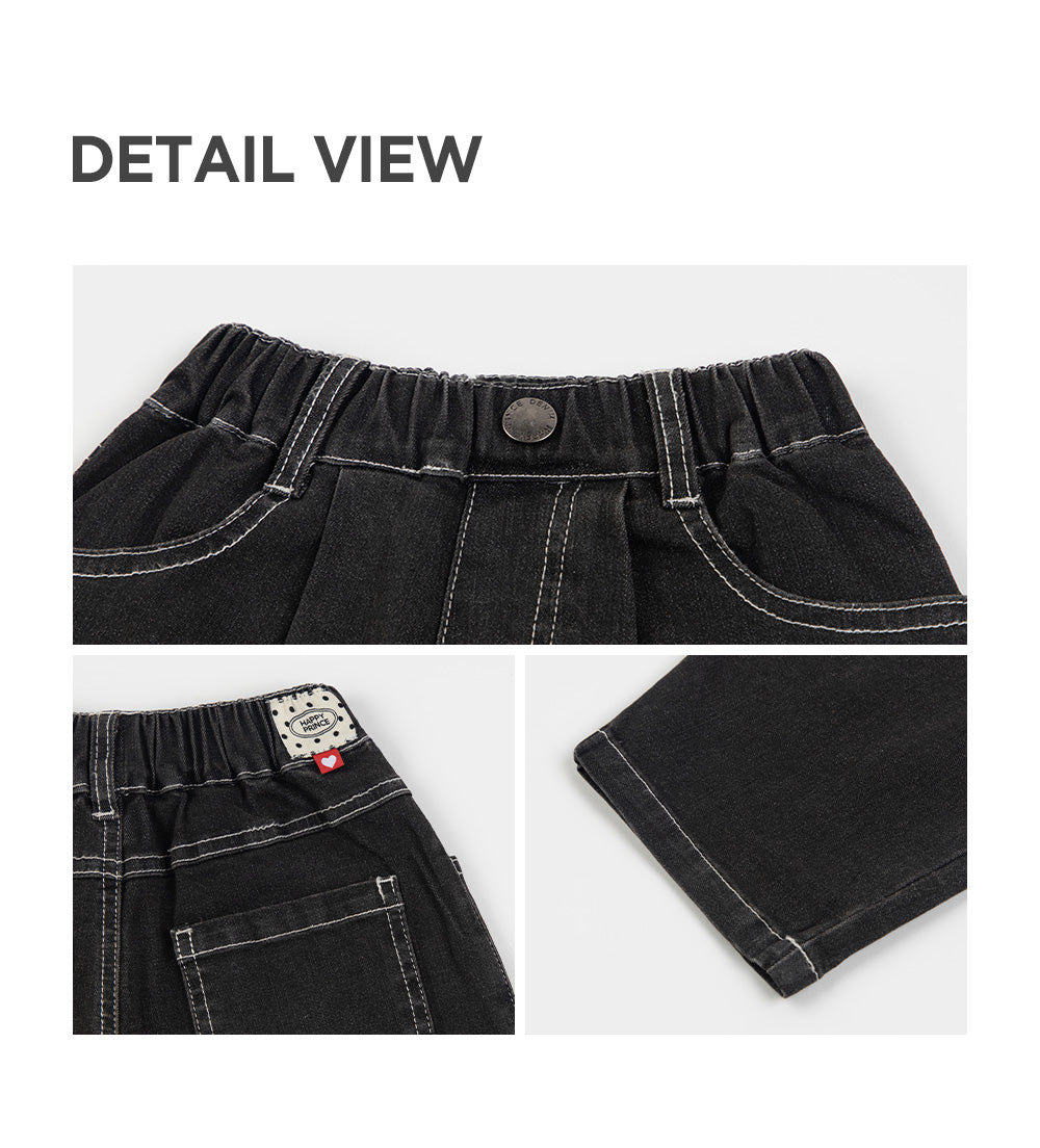 Moss Curved Denim Pants