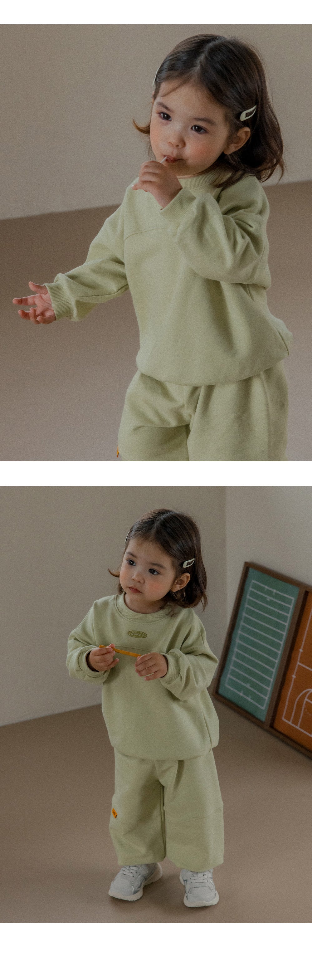 Muscat Top & Bottom Set_Olive
