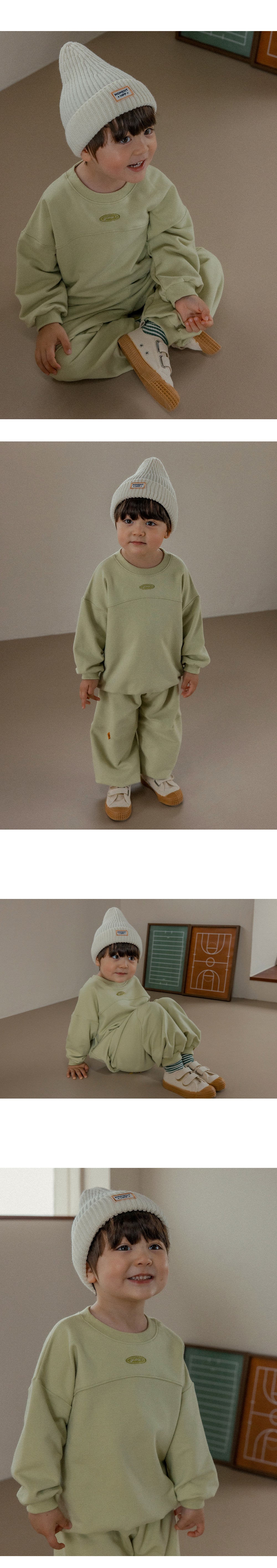 Muscat Top & Bottom Set_Olive