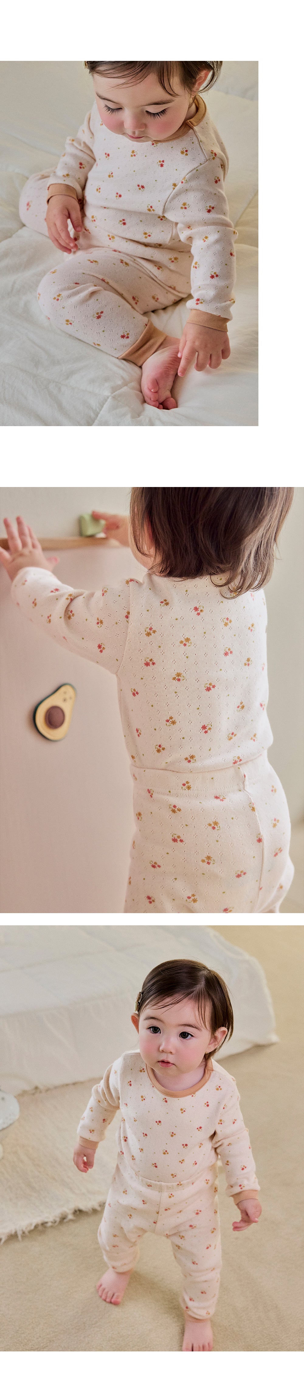 Nate Eyelet Baby Loungewear