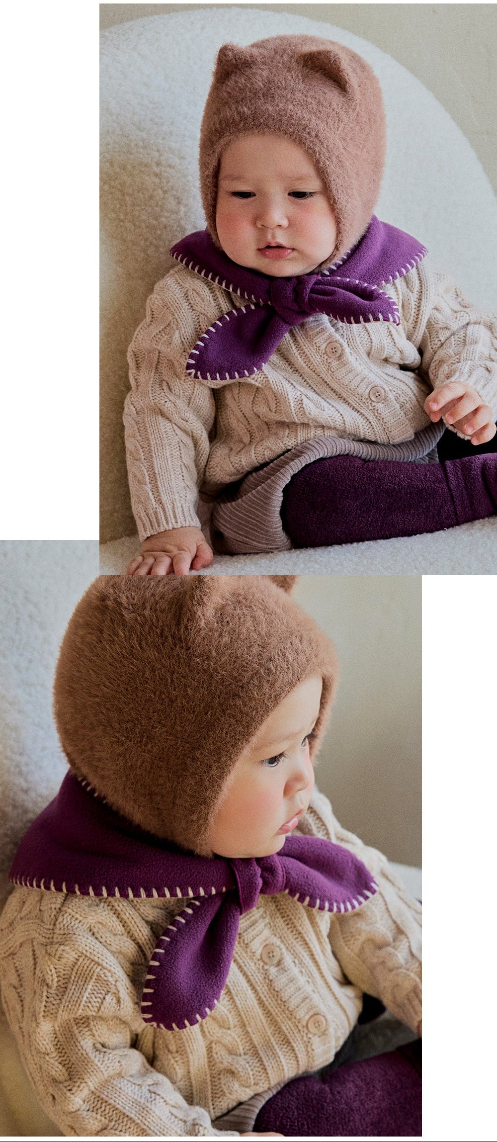 Noel Winter Cozy Bow Scarf