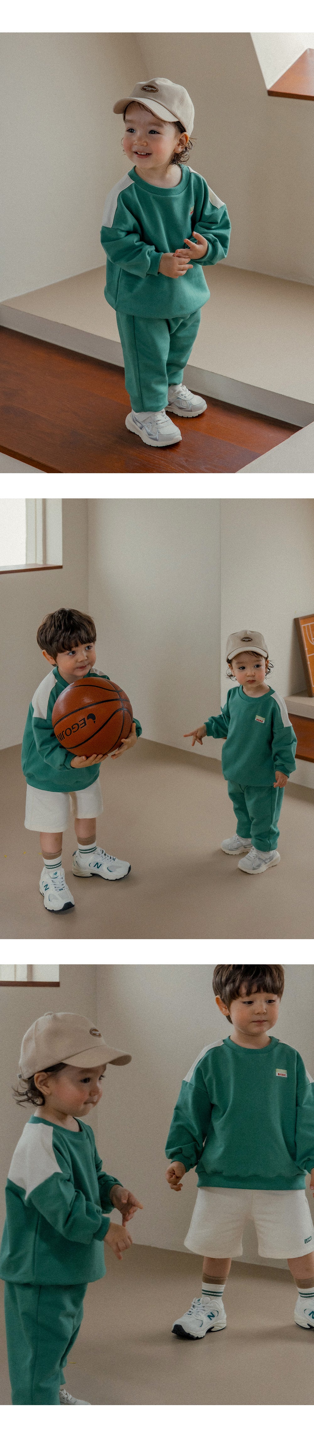 Ollve 3-Piece Top & Bottom Set_Green