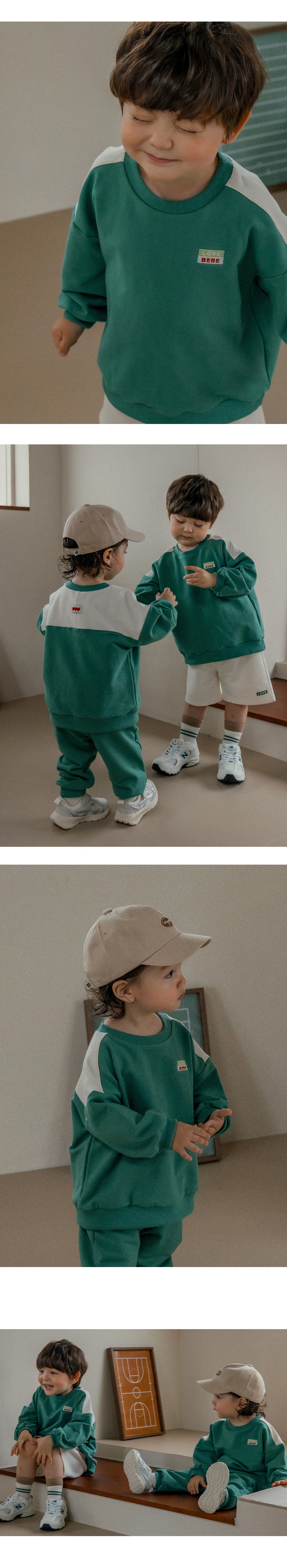 Ollve 3-Piece Top & Bottom Set_Green