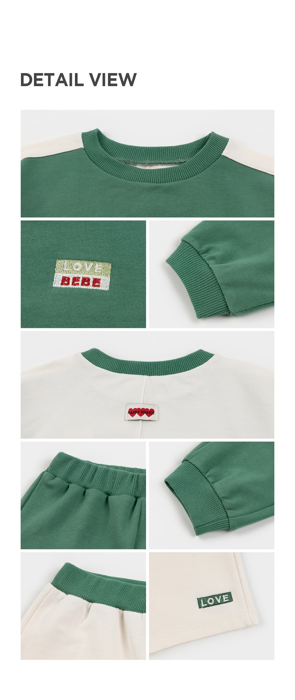 Ollve 3-Piece Top & Bottom Set_Green