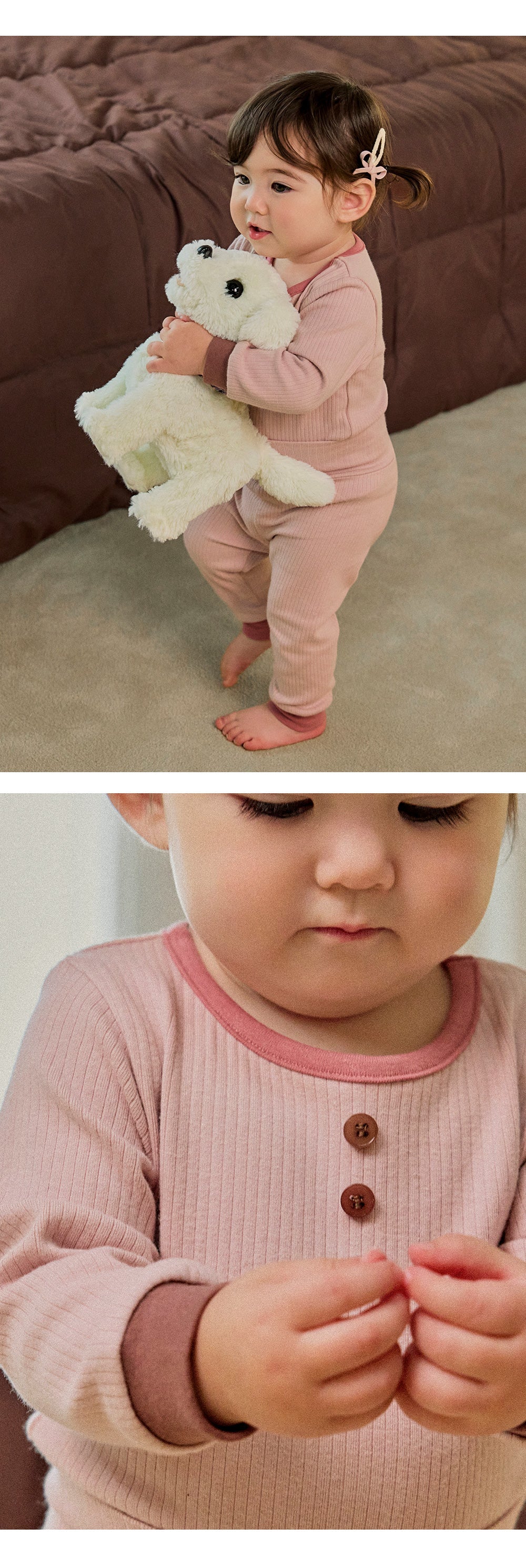 Poco Modal Ribbed Loungewear (SIZE 80-130)
