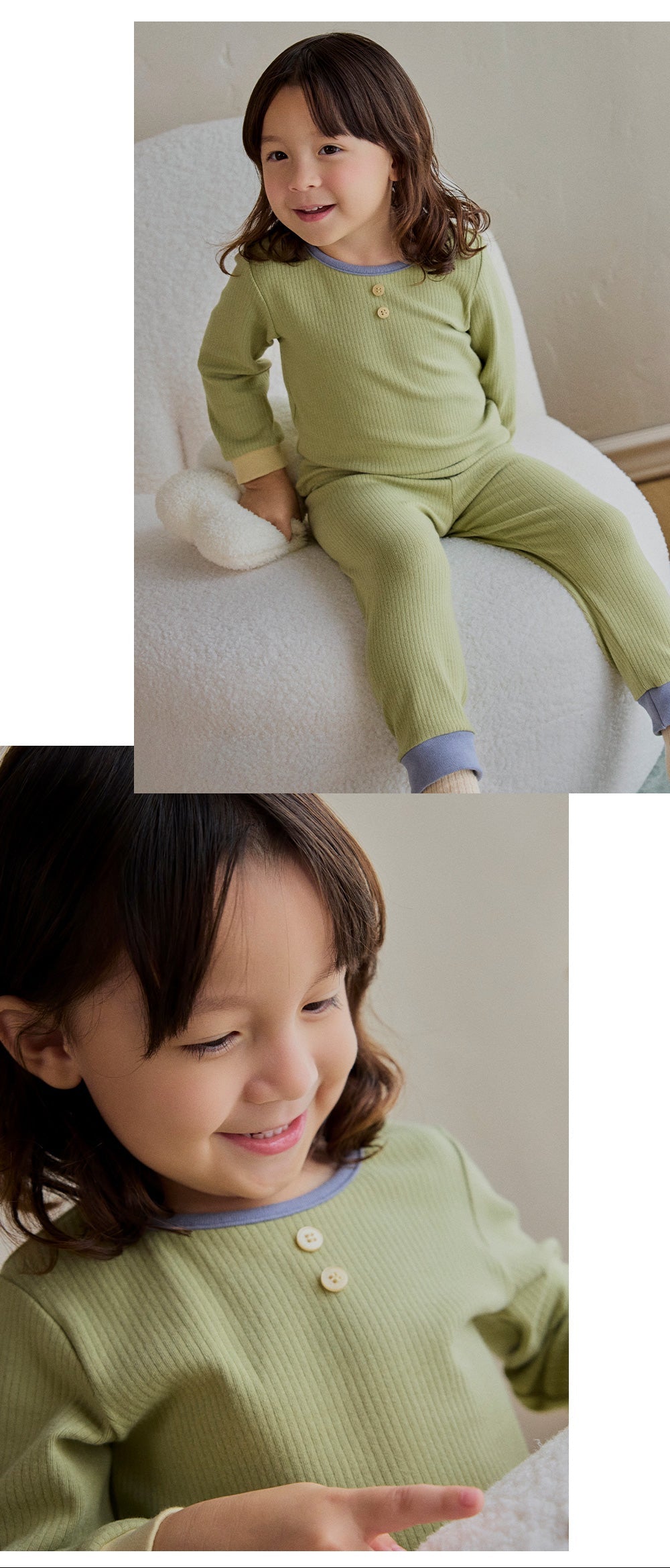 Poco Modal Ribbed Loungewear (SIZE 80-130)