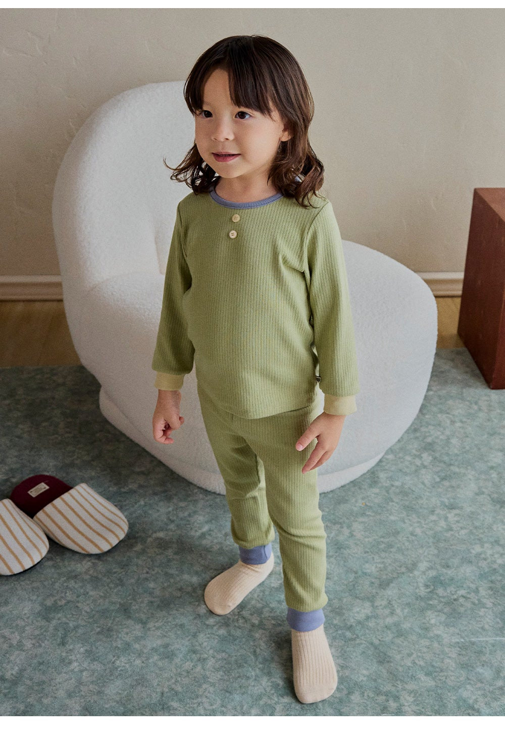 Poco Modal Ribbed Loungewear (SIZE 80-130)