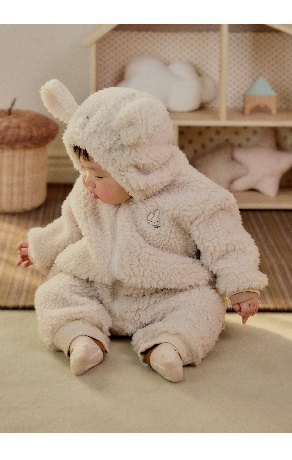Rabin Fleece Coveralls (SIZE 80-100)